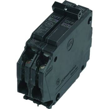Image for GE 30 Amp 120/240 Volt 2-Pole Thin Circuit Breaker from HD Supply