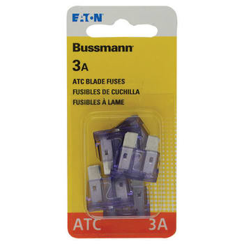 Image for Bussmann 3 Amp Fast Acting Blade Fuse (5-Pack) from HD Supply
