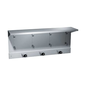 Image for ASI American Specialties, Inc. Shelf With 4 Utility Hooks And 3 Mop Holders from HD Supply