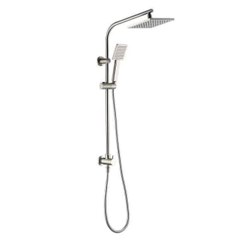 Seasons® 1.8 Gpm 8 In. Rainshower With Handheld Showerhead In Brushed Nickel