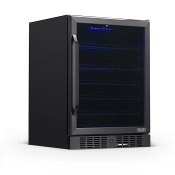 Image for NewAir 24 Inch Built-In 177 Can Beverage Fridge In Black Stainless Steel from HD Supply