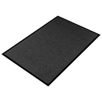 Mat, Inc. Aqua Block, Tsn, 4 Ft X 6 Ft, Charcoal Rubber Border