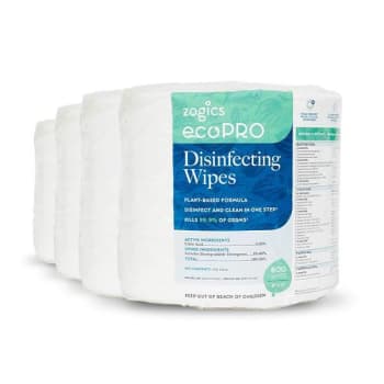 Image for Zogics Ecopro™ Plant-Based Disinfecting Wipes Pink Grapefruit Package Of 4 from HD Supply