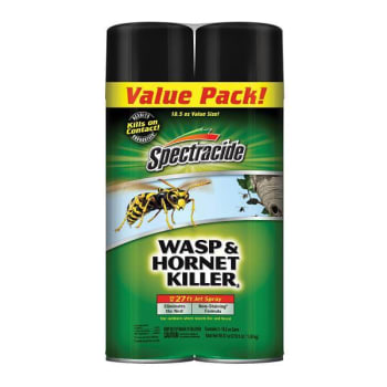 Spectracide 18.5 Oz. Wasp And Hornet Aerosol Spray Killer Package Of 2