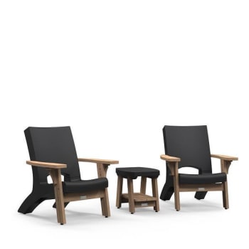 Image for Mayne Mesa 3-Peice Conversation Set - Black from HD Supply