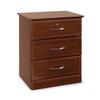 Image for Medacure Bedside Cabinet 3 Drawer cherry from HD Supply