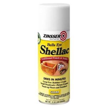 Image for Rust-Oleum Zinsser® Bulls Eye® Shellac, Clear, 12 Oz. Spray, Case Of 6 from HD Supply