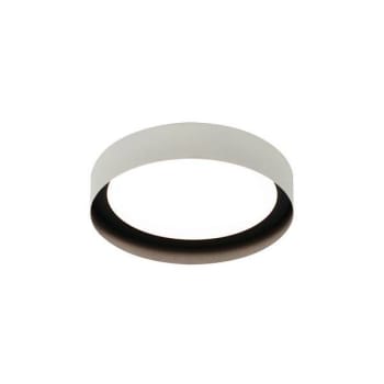 Image for Afx Reveal 16" LED Flush Mount 120-277v, 3000k, White/Black from HD Supply