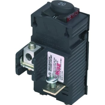 Image for Connecticut Electric & Switch Pushmatic 20 Amp 1-Pole Bolt-On Circuit Breaker from HD Supply
