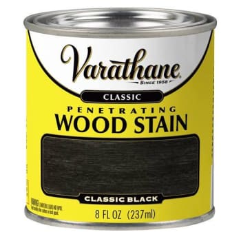Image for Rust-Oleum Varathane® Penetrating Wood Stain, Classic Black, 8 Oz., Case Of 4 from HD Supply