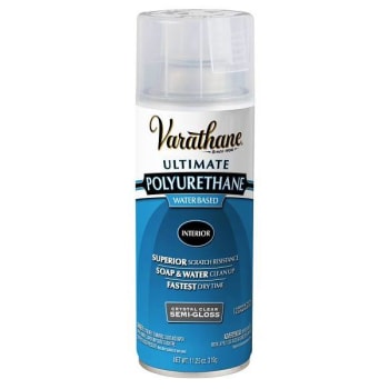 Rust-Oleum Varathane® Ultimate Poly, Water Based, Semi-Gloss, Spray, Case Of 6