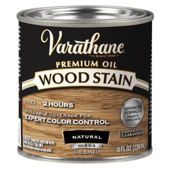 Image for Rust-Oleum Varathane® Premium Wood Stain, Natural, Half-Pint, Case Of 4 from HD Supply