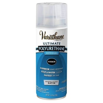 Image for Rust-Oleum Varathane® Ultimate Poly, Water Based, Satin, Spray, Clear, Case Of 6 from HD Supply