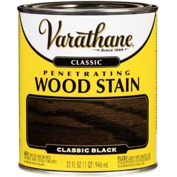 Image for Rust-Oleum Varathane® Penetrating Wood Stain, Classic Black, 1 Quart, Case Of 2 from HD Supply