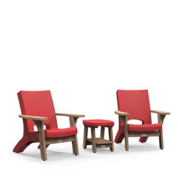 Mayne Mesa 3-Piece Conversation Set - Red