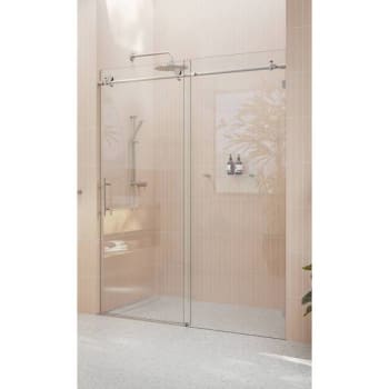 Image for Glass Warehouse Eclipse 52-56"wx78"h Frameless Sliding Shower Door Br Nickel from HD Supply