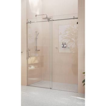 Image for Glass Warehouse Eclipse 52-56"wx78"h Frameless Sliding Shower Door Chrome from HD Supply