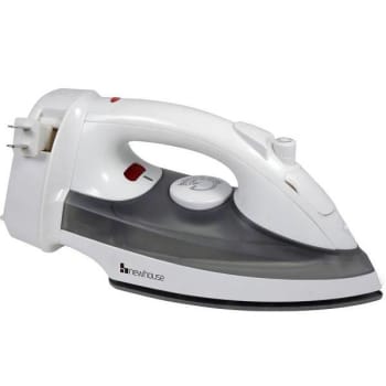 Image for Adamax Newhouse Retractable Cord Iron 1200 Watts (White/Gray) from HD Supply