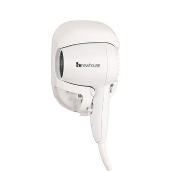 Adamax Newhouse Wall Mount Hair Dryer 1600 Watt White