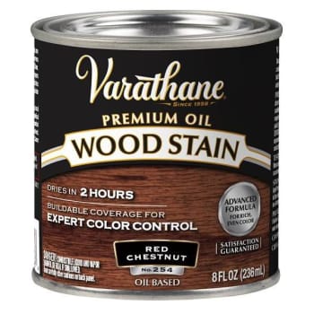 Image for Rust-Oleum Varathane® Premium Wood Stain, Red Chestnut, Half-Pint, Case Of 4 from HD Supply