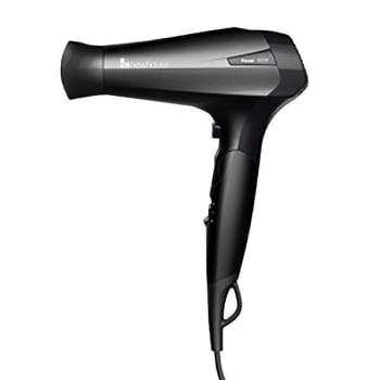 Adamax Newhouse Foldable Hair Dryer W/ Spiral Cord 1875 Watt Gray/Black