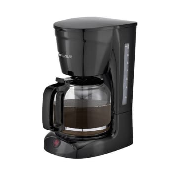 Adamax Newhouse 12-Cup Coffeemaker Glass Black