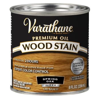 Rust-Oleum Varathane® Premium Wood Stain, Spring Oak, Half-Pint, Case Of 4