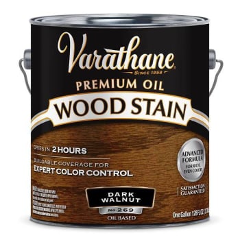 Rust-Oleum Varathane® High Solid Wiping Stain, Dark Walnut, 1 Gallon, Case Of 2