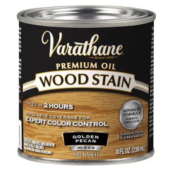 Image for Rust-Oleum Varathane® Premium Wood Stain, Golden Pecan, Half-Pint, Case Of 4 from HD Supply