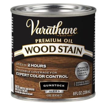 Image for Rust-Oleum Varathane® Premium Wood Stain, Gunstock, Half-Pint, Case Of 4 from HD Supply