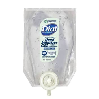 Dial Corporation Antibacterial Gel Hand Sanitizer Refill-Versa Disp Ff, Case Of 6