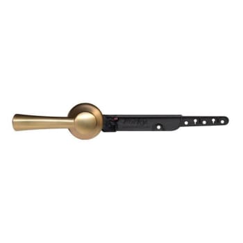 Image for Korky Strongarm Toilet Flush Handle/Lever Simple Brushed Gold from HD Supply