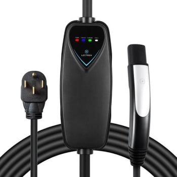 Image for Lectron Level 2 Tesla Charger 240v 40 Amp Nema 14-50 Plug 16ft Ext Cord Portable from HD Supply