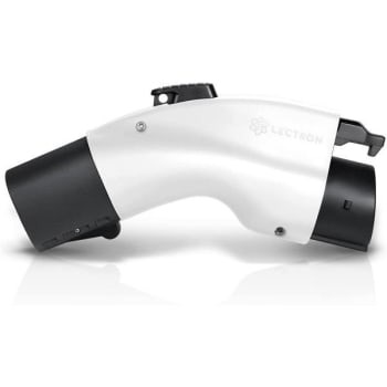 Image for Lectron Tesla To J1772 Charge Adapter Max 48 Amp 250v High Powered Cntr White from HD Supply