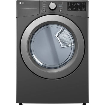 LG 7.4 Cubic Feet Ultra Large Capacity Electric Dryer With Sensor Dry, Nfc Tag On