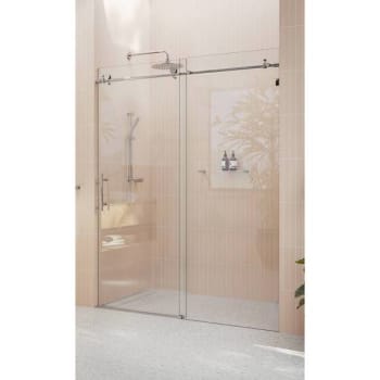 Image for Glass Warehouse Eclipse 60"x78" Frameless Glass Shower Doors Gw-Sld-60-Ch from HD Supply
