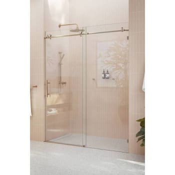 Image for Glass Warehouse Eclipse 64"x78" Frameless Glass Shower Doors Gw-Sld-64-Bb from HD Supply