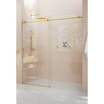 Glass Warehouse Eclipse 68"x78" Frameless Glass Shower Doors Gw-Sld-68-Sb