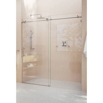 Image for Glass Warehouse Eclipse 72"x78" Frameless Glass Shower Doors Gw-Sld-72-Ch from HD Supply