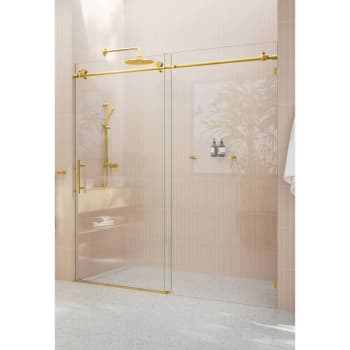 Image for Glass Warehouse Eclipse 72"x78" Frameless Glass Shower Doors Gw-Sld-72-Sb from HD Supply