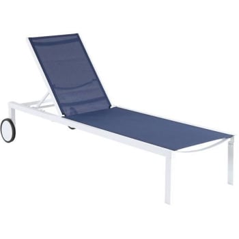 Image for Cape Soleil Santorini Aluminum Sling Chaise Lounge Chair from HD Supply