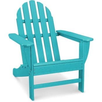 Image for Cape Soleil Verde Modern Adirondack Chair In Aruba Blue from HD Supply