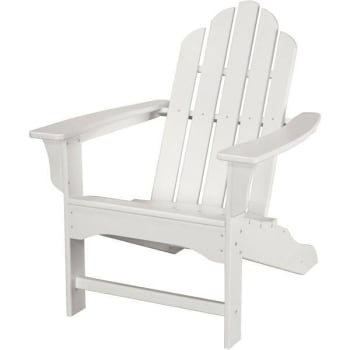 Cape Soleil Verde Adirondack Rocking Chair In White