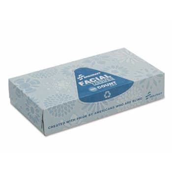 Ability One Skilcraft Facial Tissue, 2-Ply Package Of 12