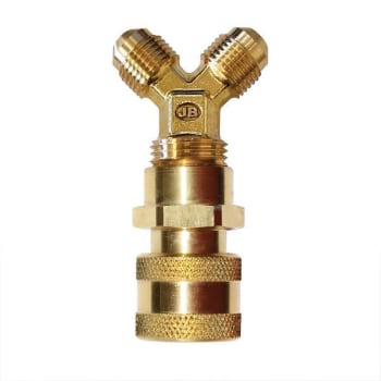Image for JB Industries Y-Force Dual High Speed Quick Coupler Connector 3/8" X 3/8" X 3/8" from HD Supply
