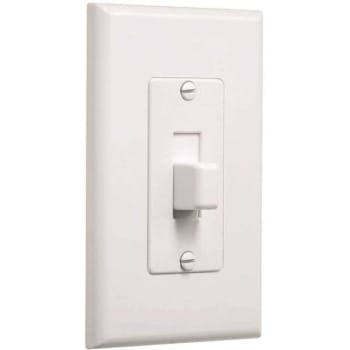 Titan3 Masque 1-Gang Decorator Wallplate Toggle Cvr Wh, Package Of 5