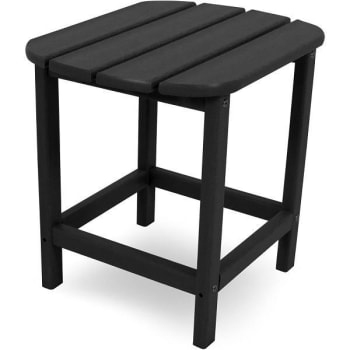 Cape Soleil Verde 19" X 15" Side Table In Black