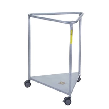 Image for R&B Wire Products® Large Capacity Triangular Hamper Stand W/ No Lid from HD Supply