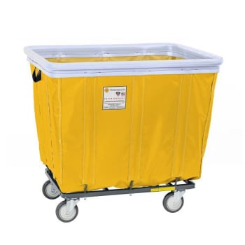 Image for R&B Wire Products® Antimicrobial Vinyl Bumper Truck 6 Bushel Yellow from HD Supply