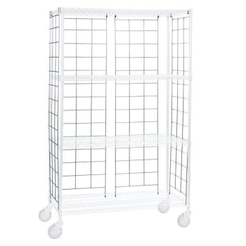 R&B Wire Products® Chrome Plated Side And Back Enclosure Panels For 18x48 Units
